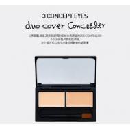 3ce˫ɫ��覸� �۵׸� �ڸǺ���Ȧ ȸ�߶�ӡ duo cover concealer ��û����