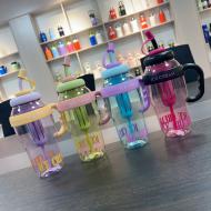 WATER BOTTLE WITH STRAW ֵļϱ̲豭˶ǶǱɰˮ  1300ml,װ